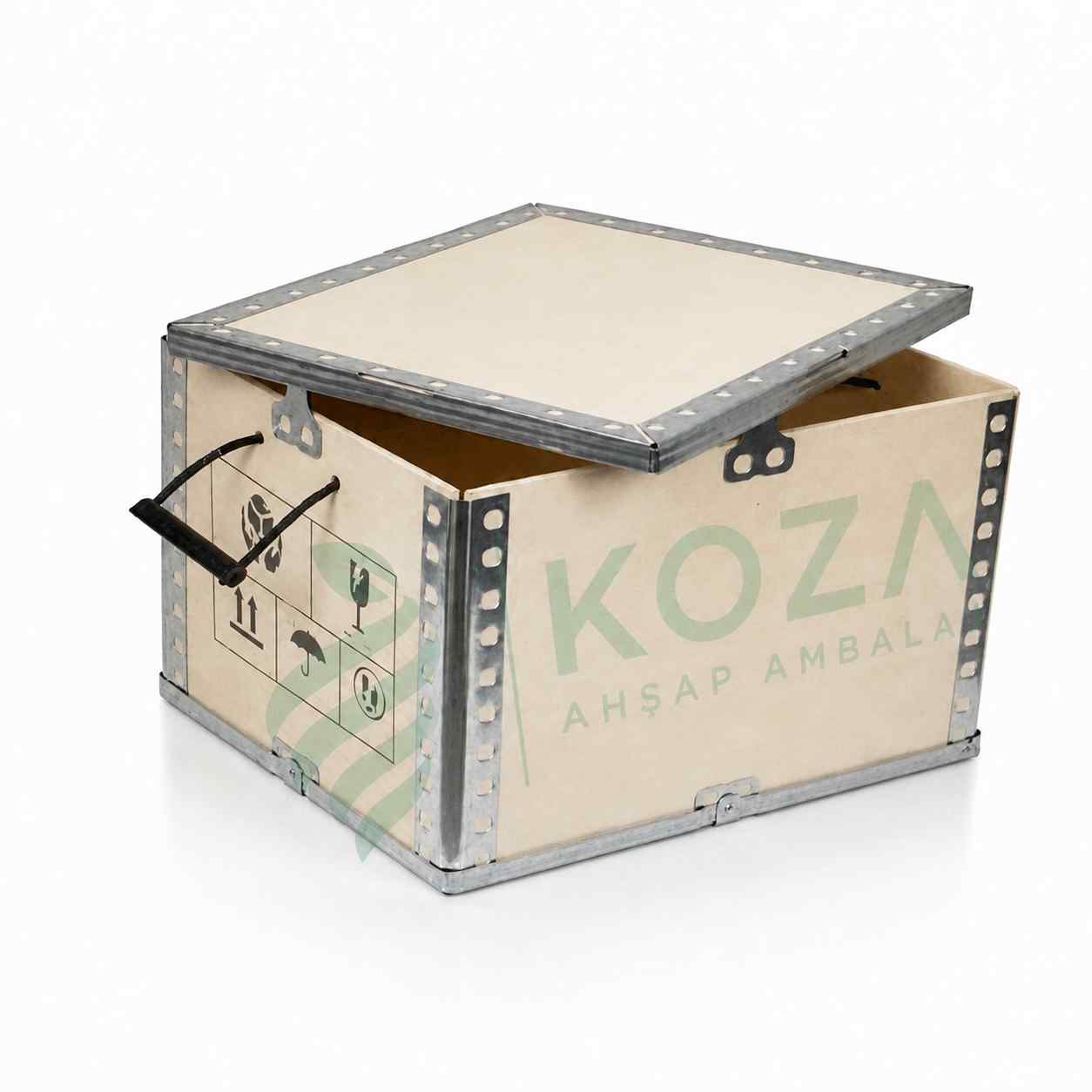 Koza Ahşap Ambalaj Katlanır Kontrplak Sandık